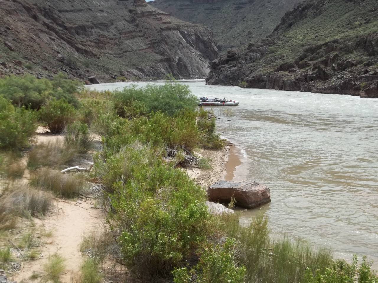 110 Mile camp after vegetation encroachment. 08/25/2015